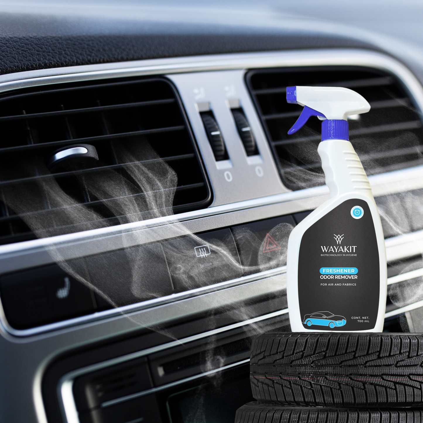 GreenTech Wayakit Freshner Odor Remover for Vehicles