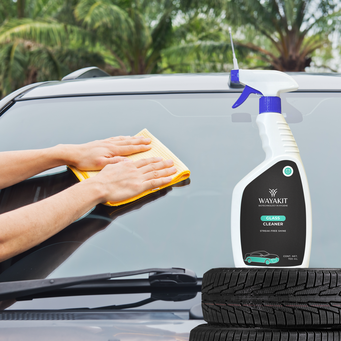GreenTech Wayakit Glass Cleaner for Vehicles